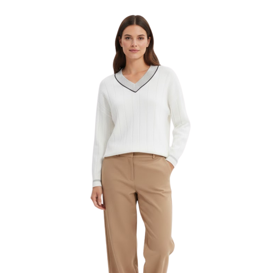 Imperé Line | Chic pletená vesta s copánkovým vzorem