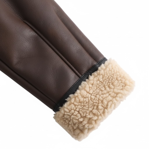 Short Loose and Versatile Women's Jacket Lined with Fur