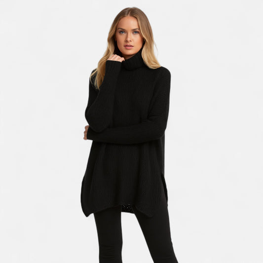 Imperé Line | Hand-knitted sweater with cable pattern