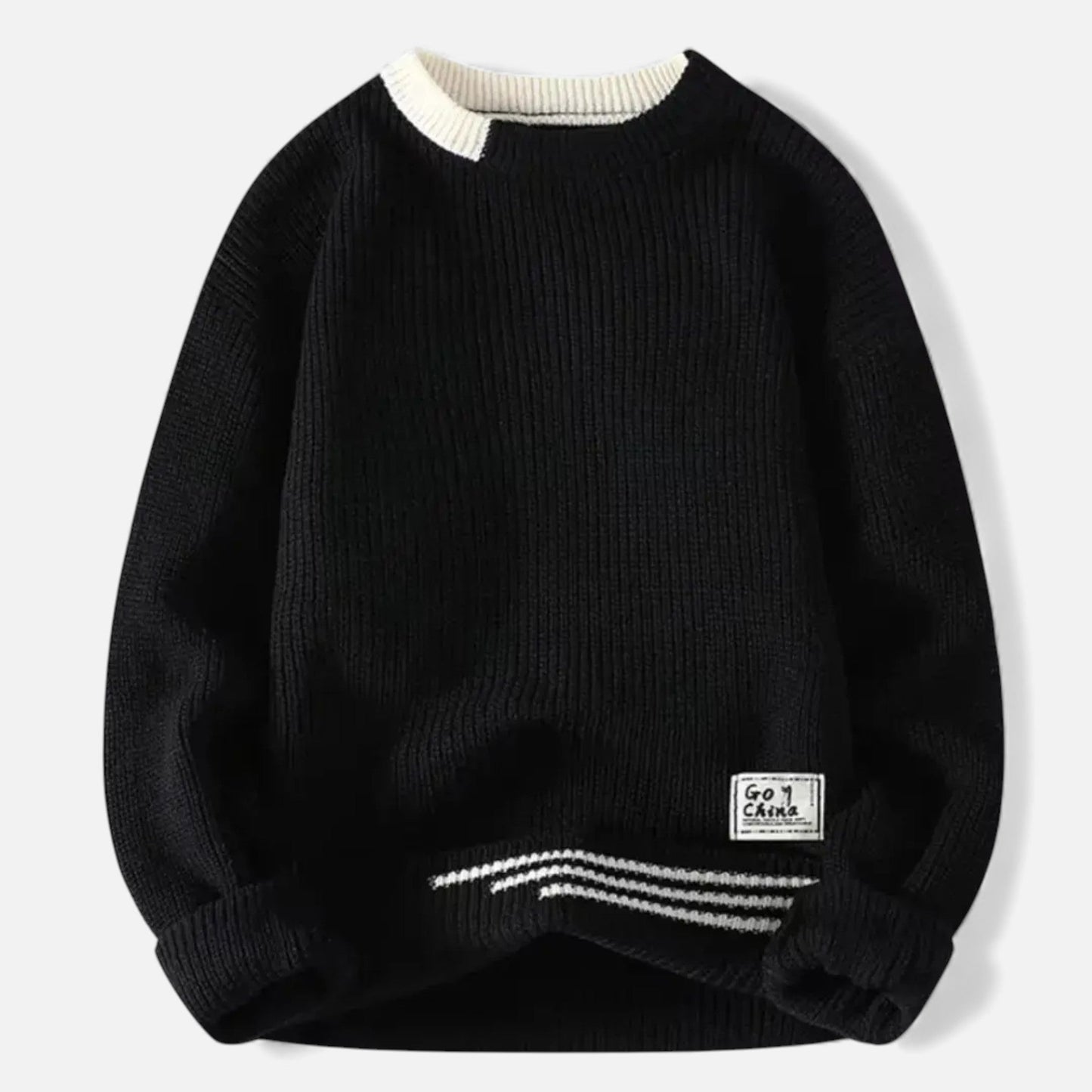 Imperé Line | Elegantní svetr s patchworkem
