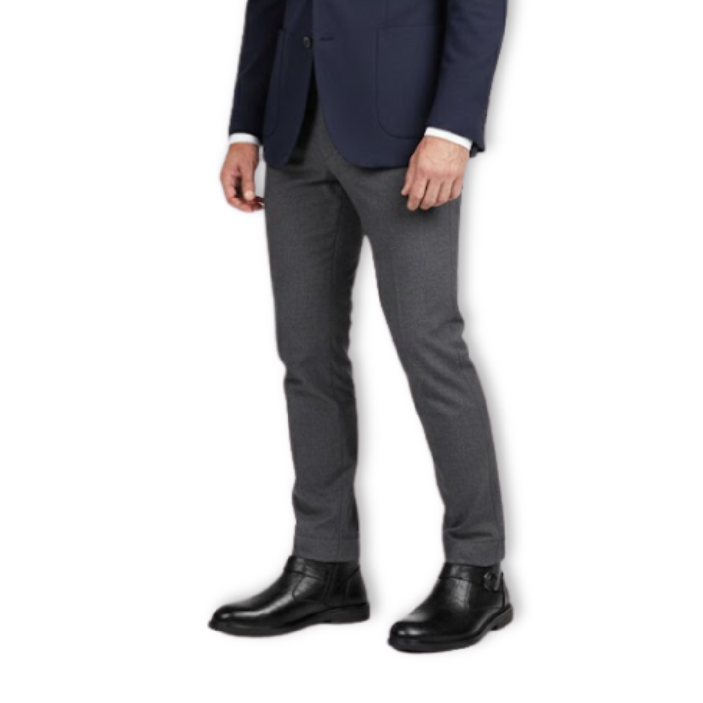 Imperé Line | Men's high leather shoes soft style Chukka elegant casual