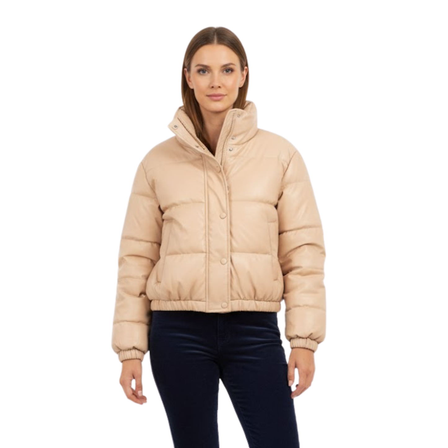 Imperé Line | Zimní parka z umělé kůže
