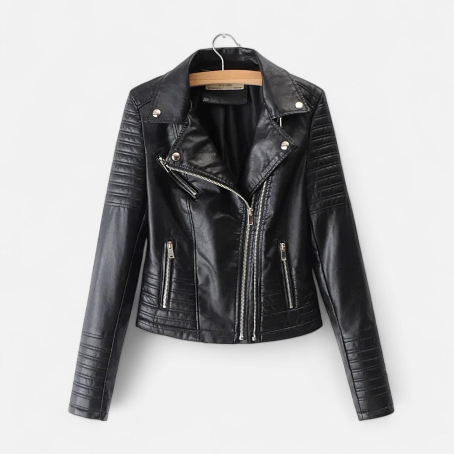 Ancient World | Timeless Women's Leather Biker Design Jacket