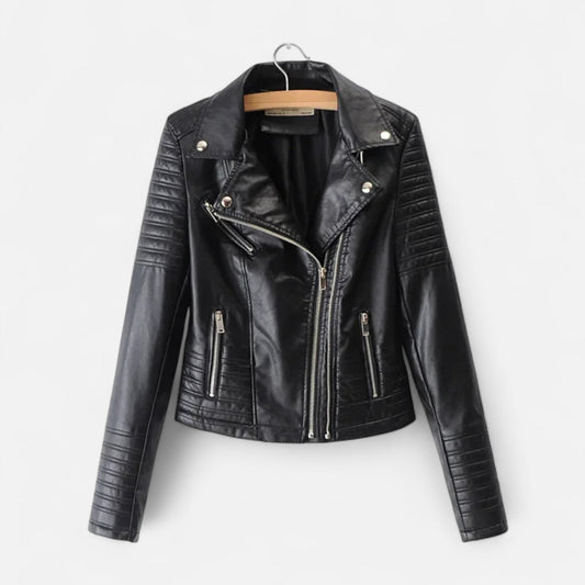 Ancient World | Timeless Women's Leather Biker Design Jacket