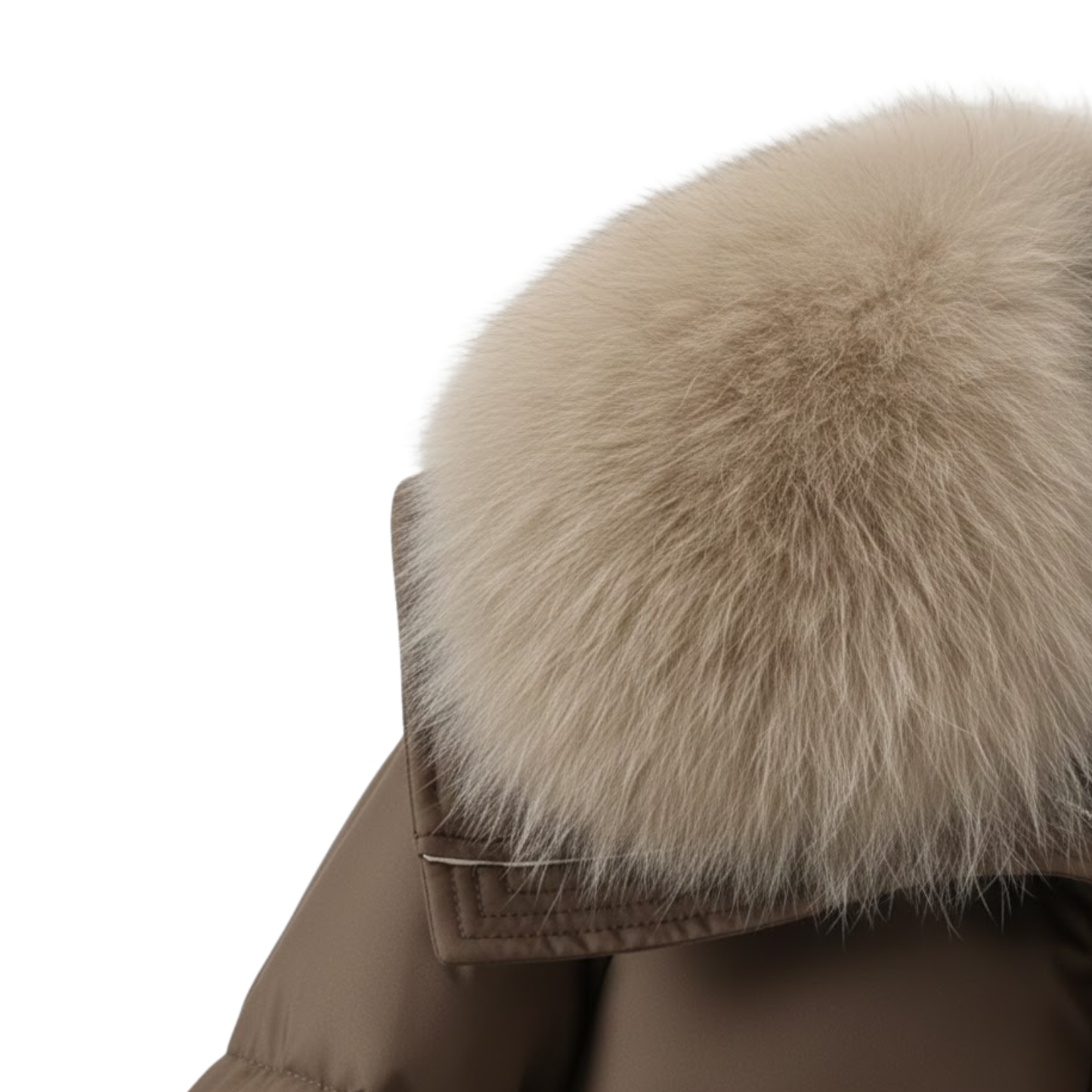 Imperé Line | Prošívaná parka z umělé kožešiny