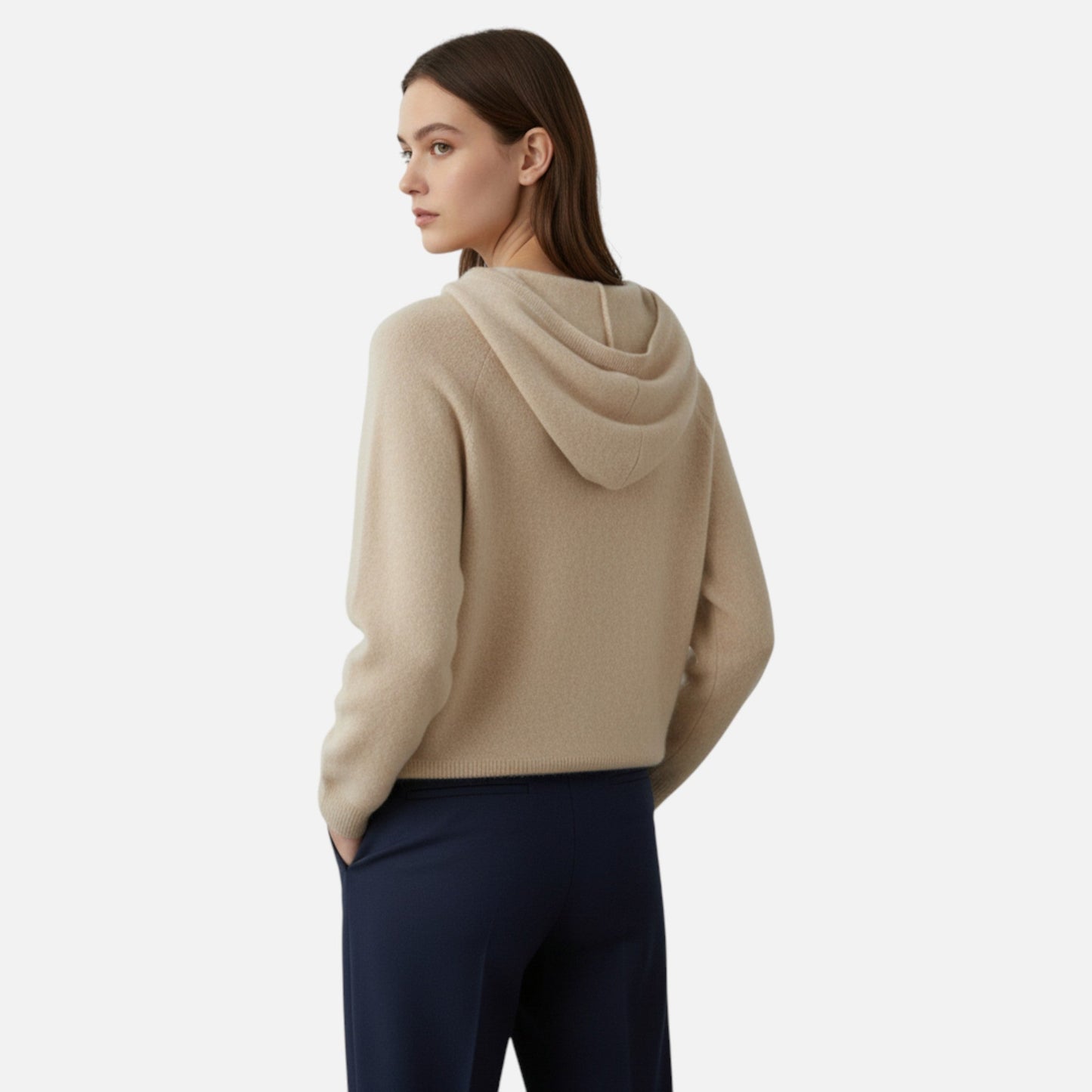 Imperé Line | Merino mikina s výstřihem do V