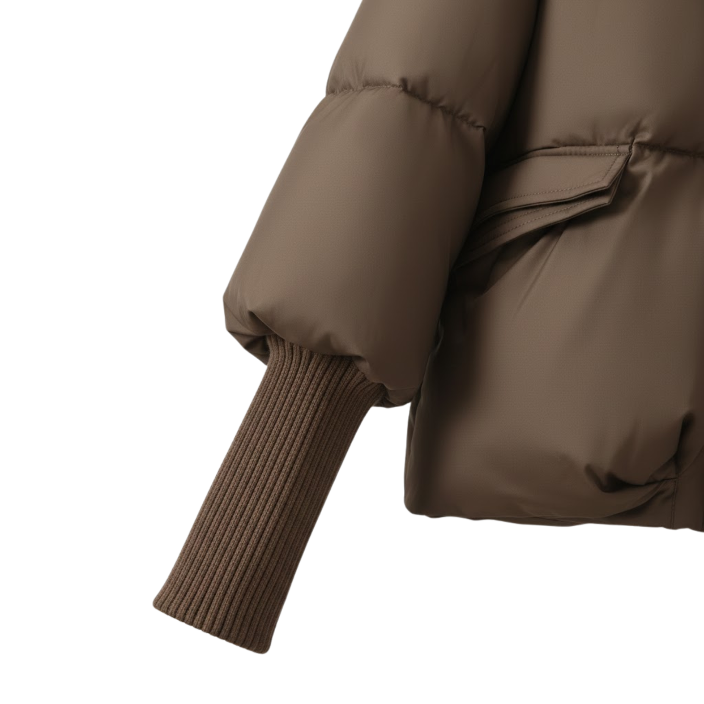 Imperé Line | Prošívaná parka z umělé kožešiny