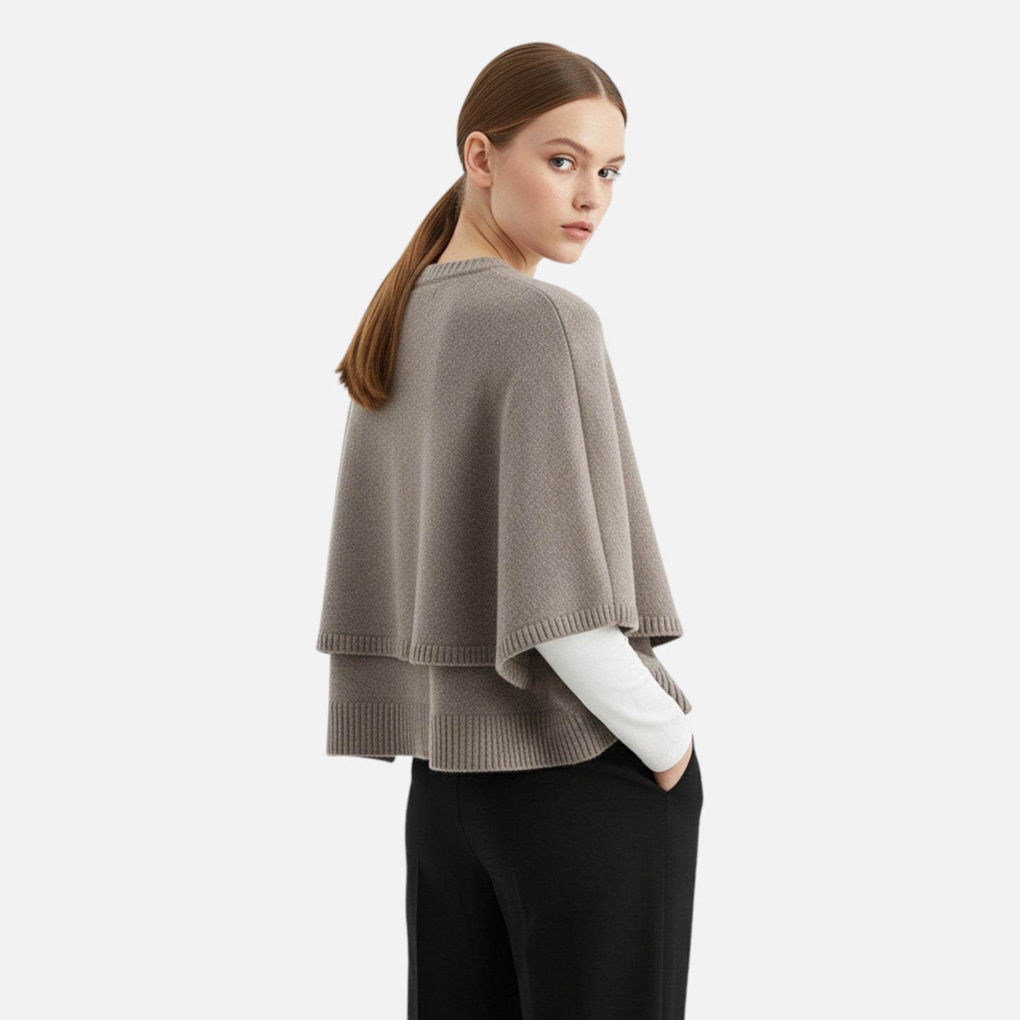 Imperé Line | Zkrácený Kardigan-Plášť Elegance