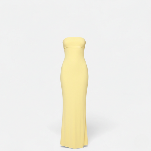 Imperé Line | Elegant Draped Maxi Dress