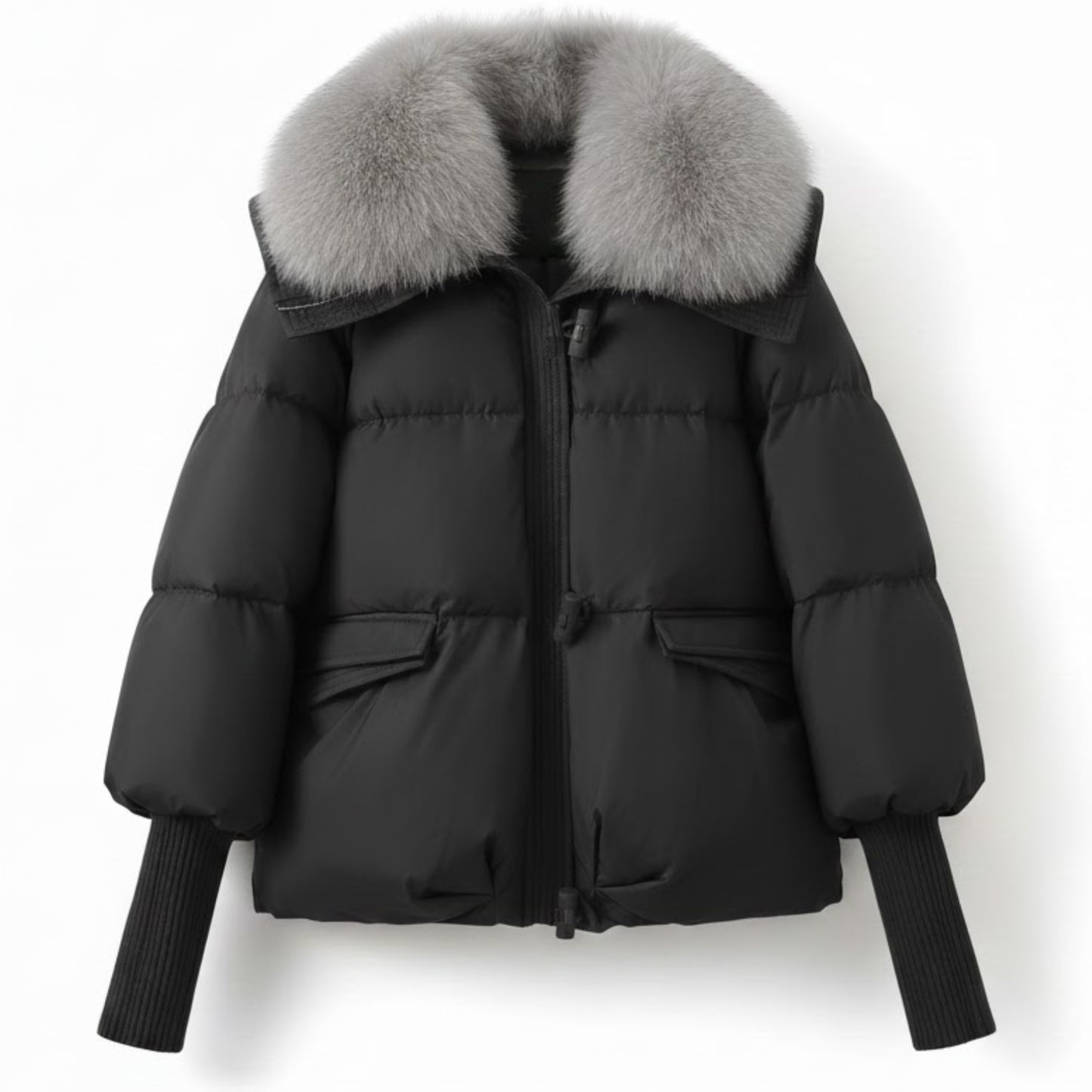 Imperé Line | Prošívaná parka z umělé kožešiny
