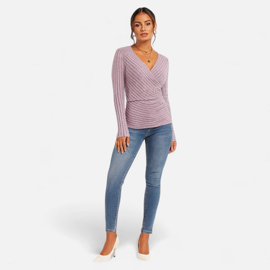 Ancient World | Women's Top Long Sleeves Sculpting Elegance Premium