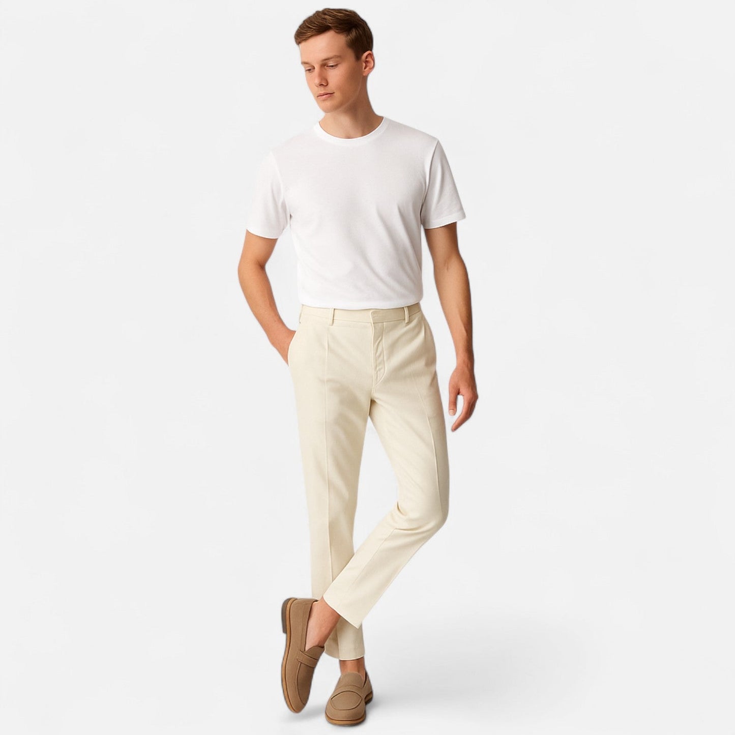 Imperé Line | Klasické rovné chinos kalhoty