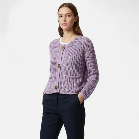 Ancient World | Women's Long Buttoned Cardigan