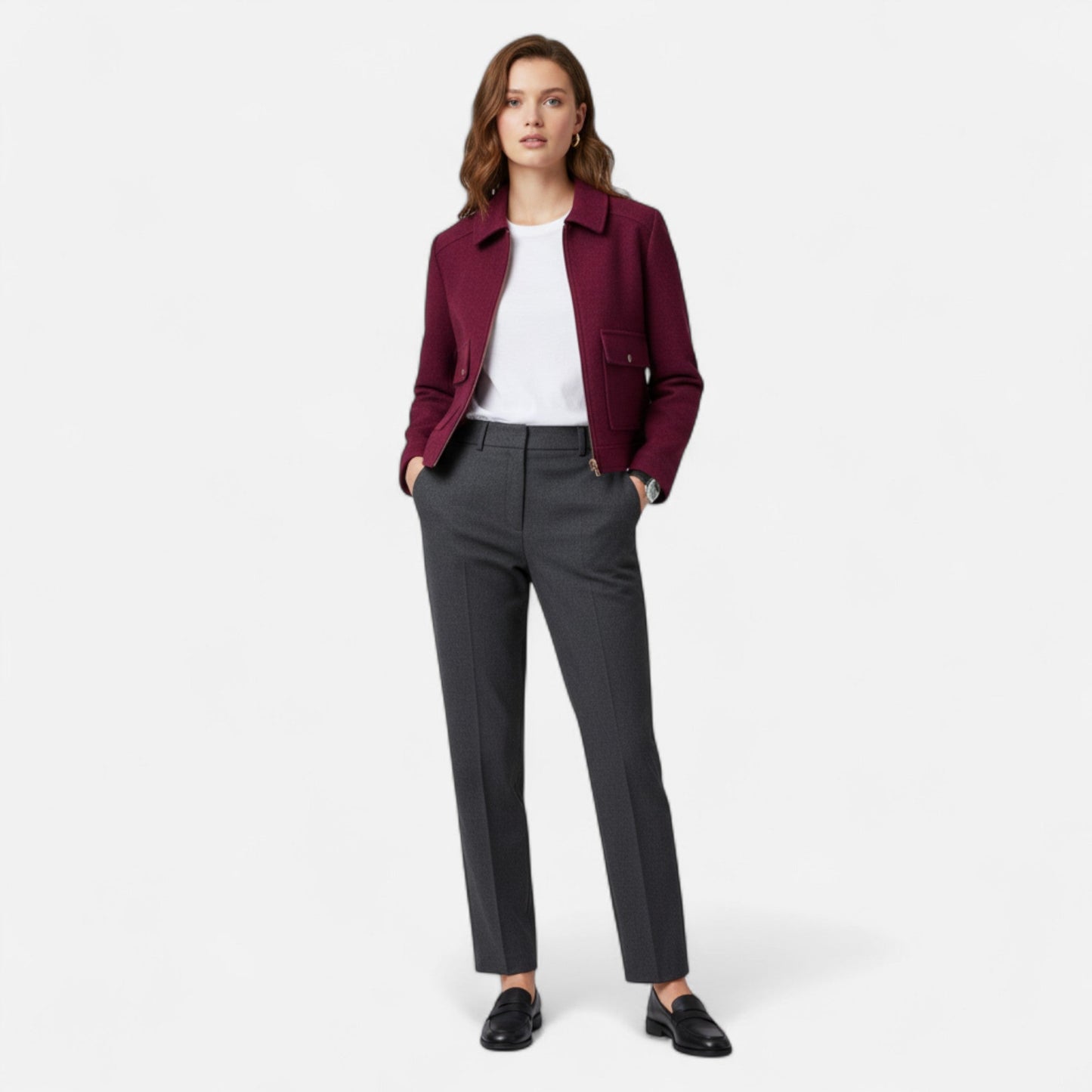 Imperé Line | Elegantní krátká bunda na zip