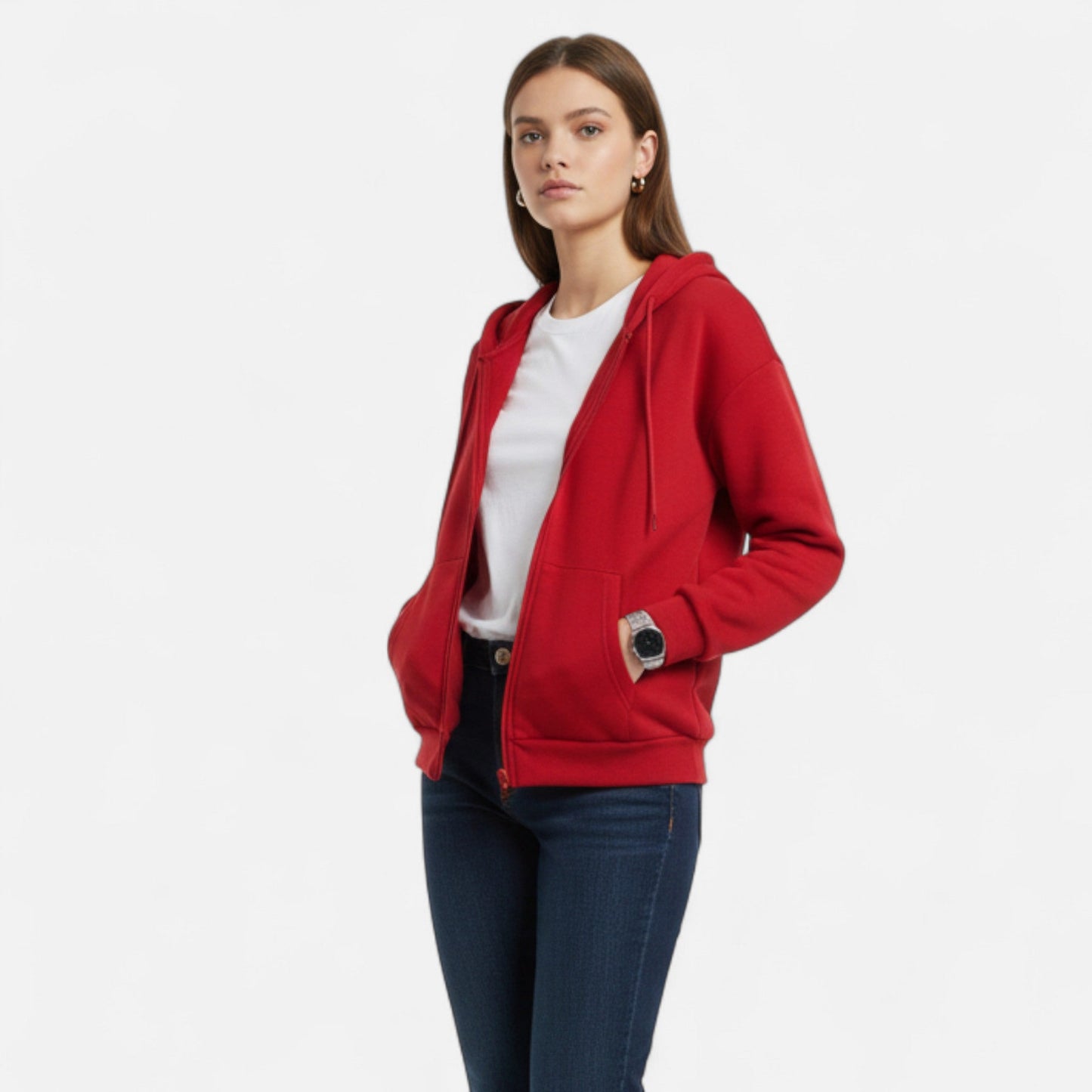 Imperé Line | Chic Zip-Up Mikina