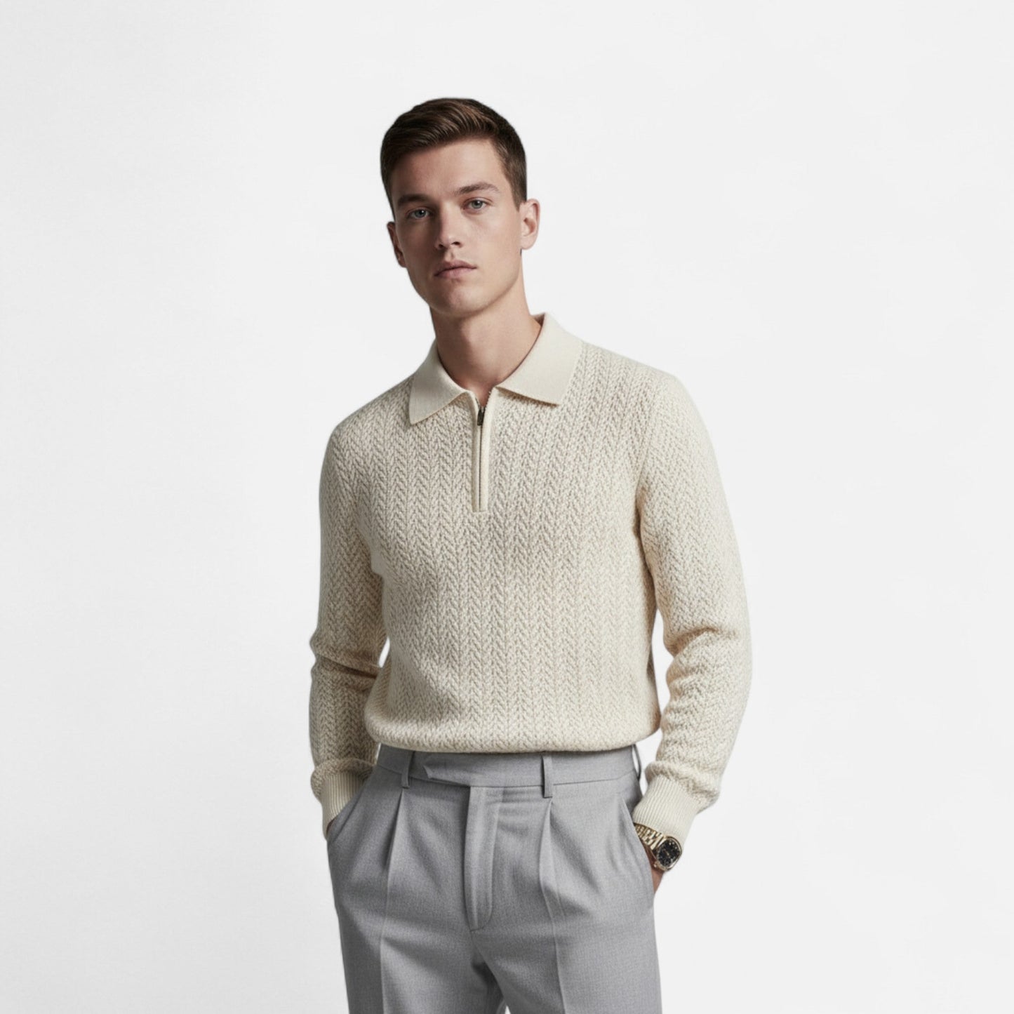 Imperé Line | Dlouhý rukáv pletená elegance