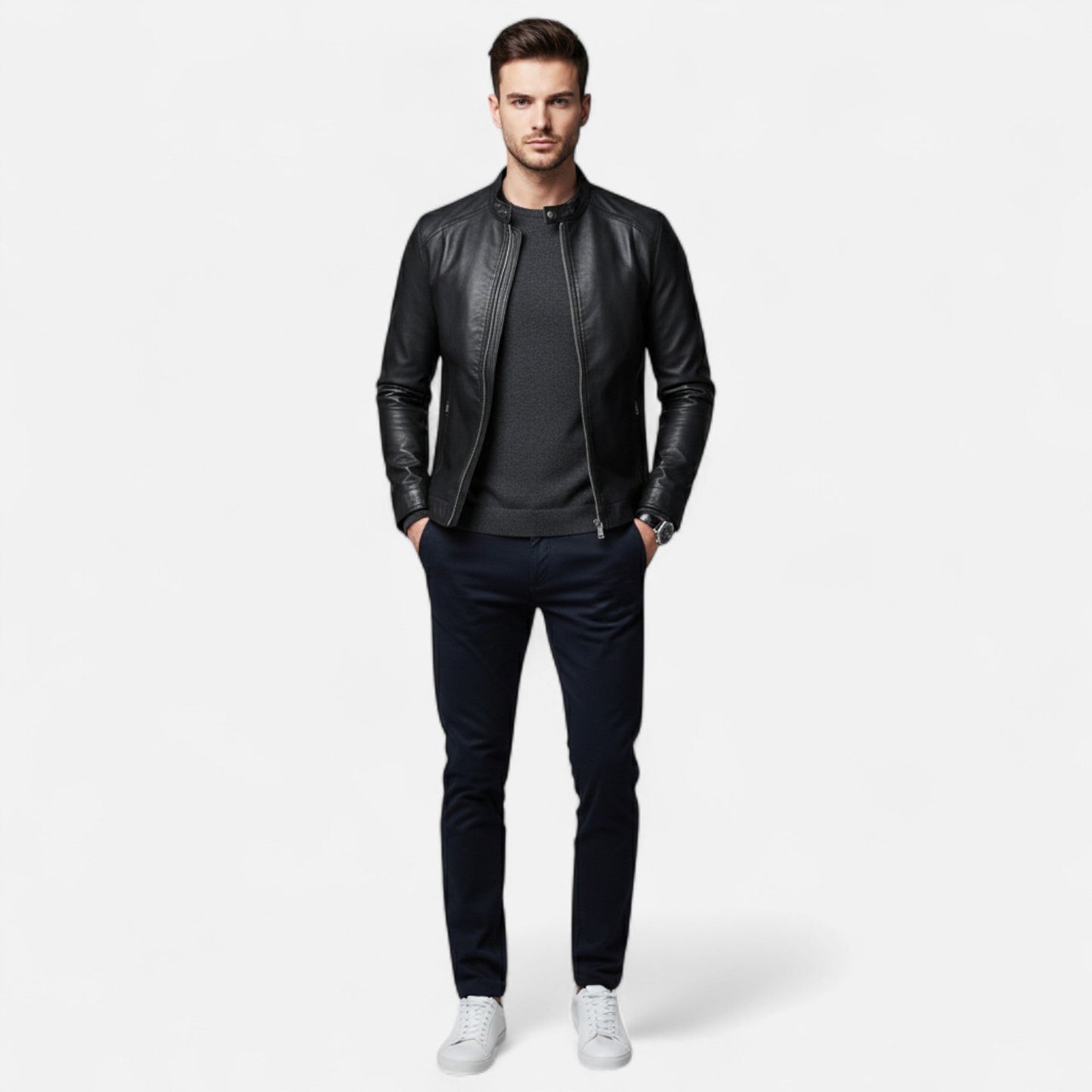 Imperé Line | Slim Fit Biker Jacket