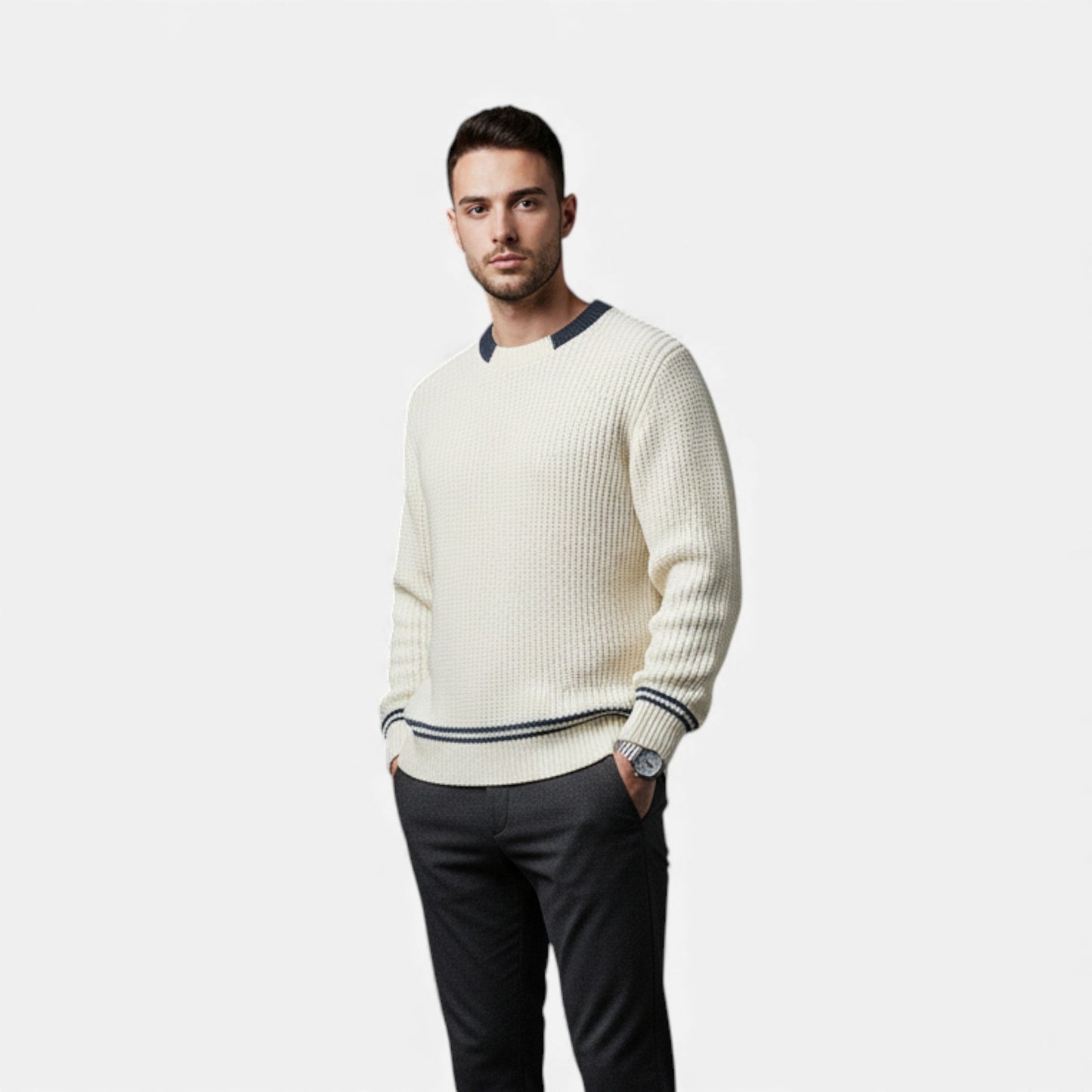 Imperé Line | Elegantní svetr s patchworkem