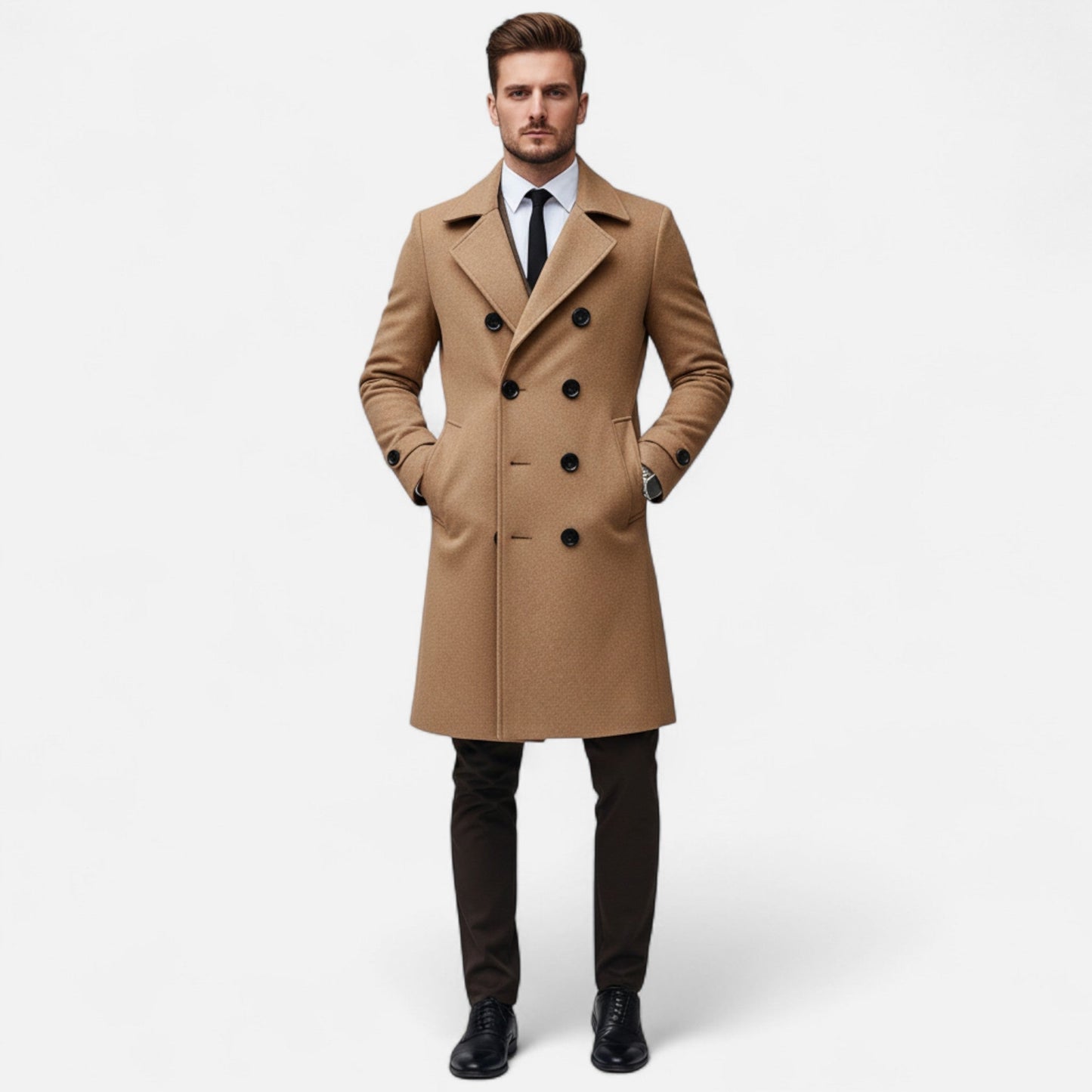 Imperé Line | Pánský elegantní dlouhý kabát