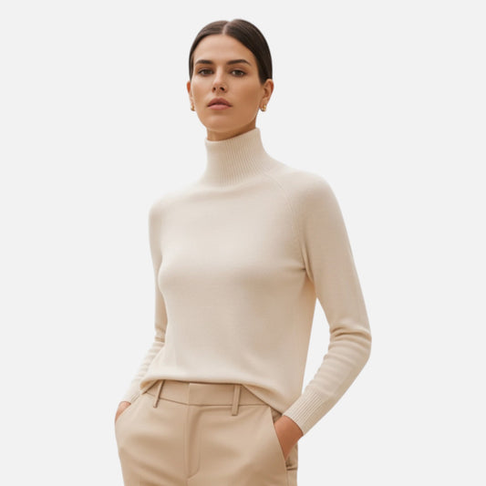 Ancient World | Elegant Women's Wool Turtleneck Sweater