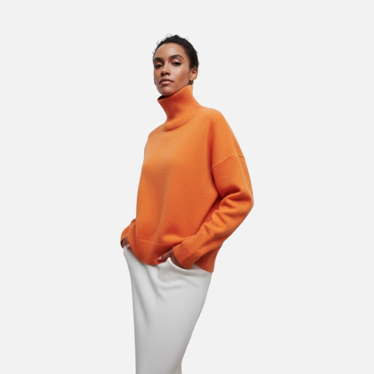 Ancient World | Oversized Turtleneck Sweater Woman