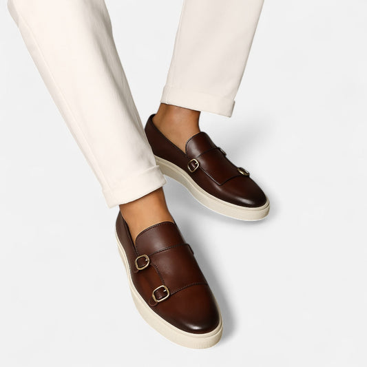 Imperé Line | Men's Buckle Loafers – Classic Leather with a Modern Touch