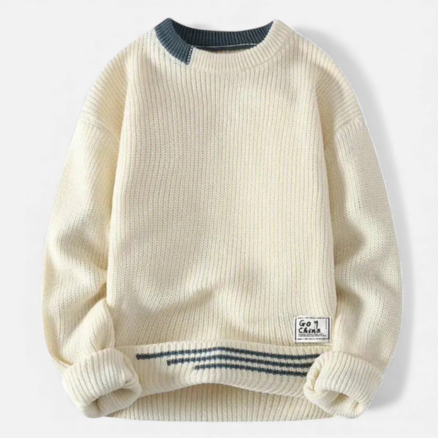 Imperé Line | Elegantní svetr s patchworkem