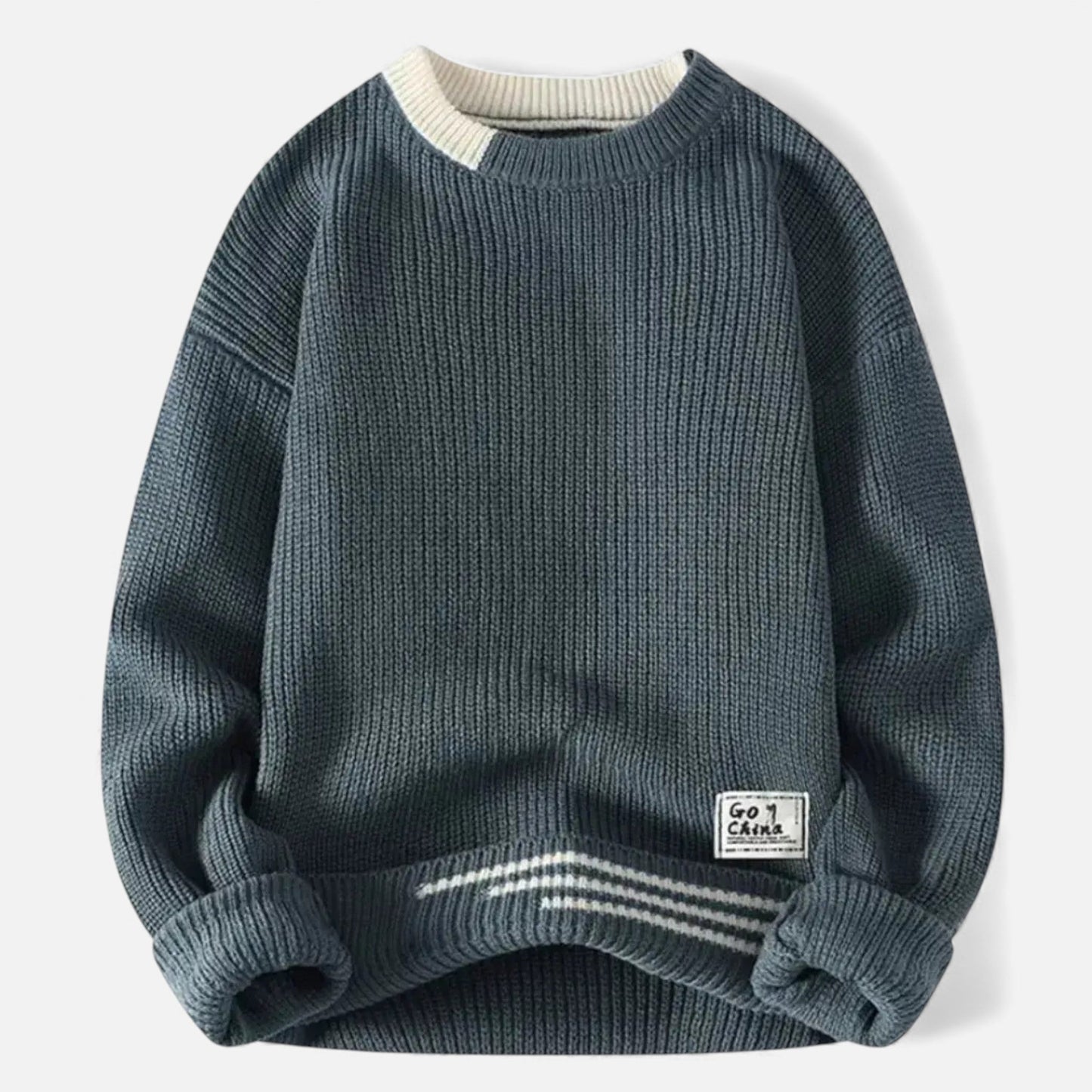 Imperé Line | Elegantní svetr s patchworkem