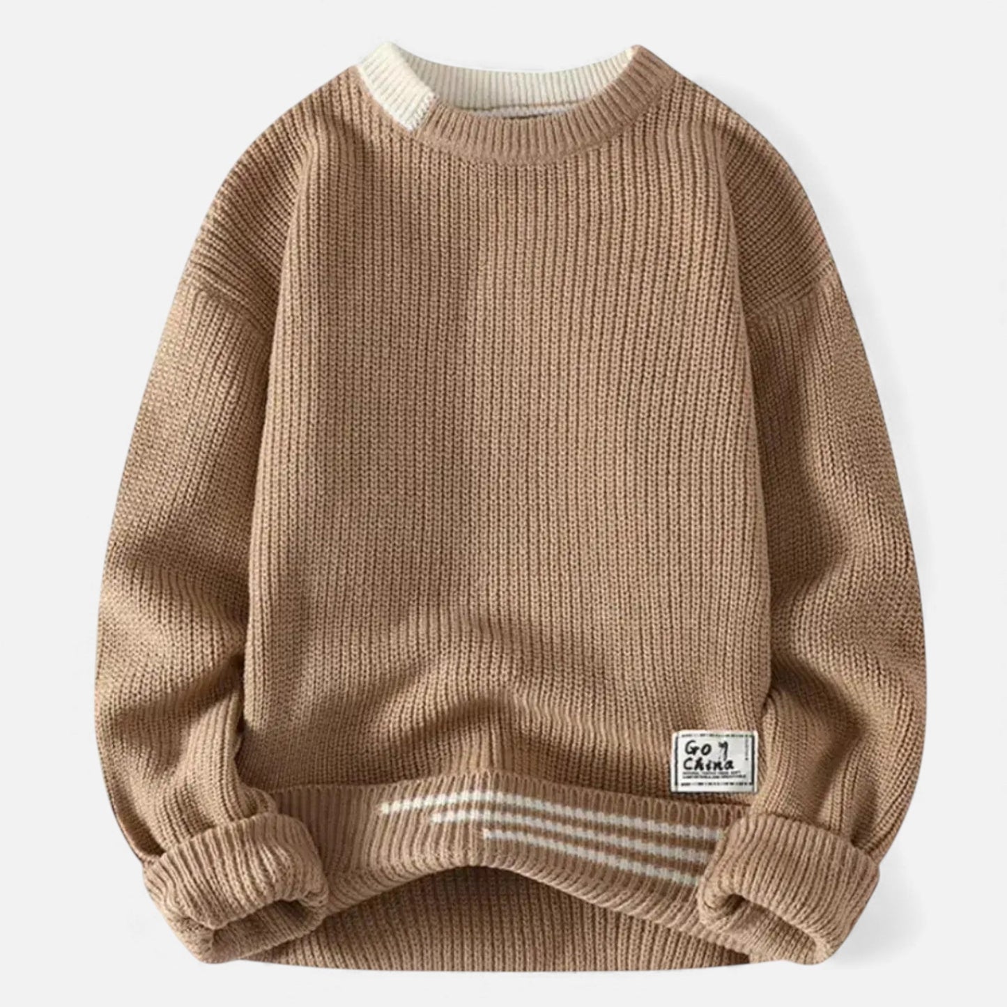 Imperé Line | Elegantní svetr s patchworkem