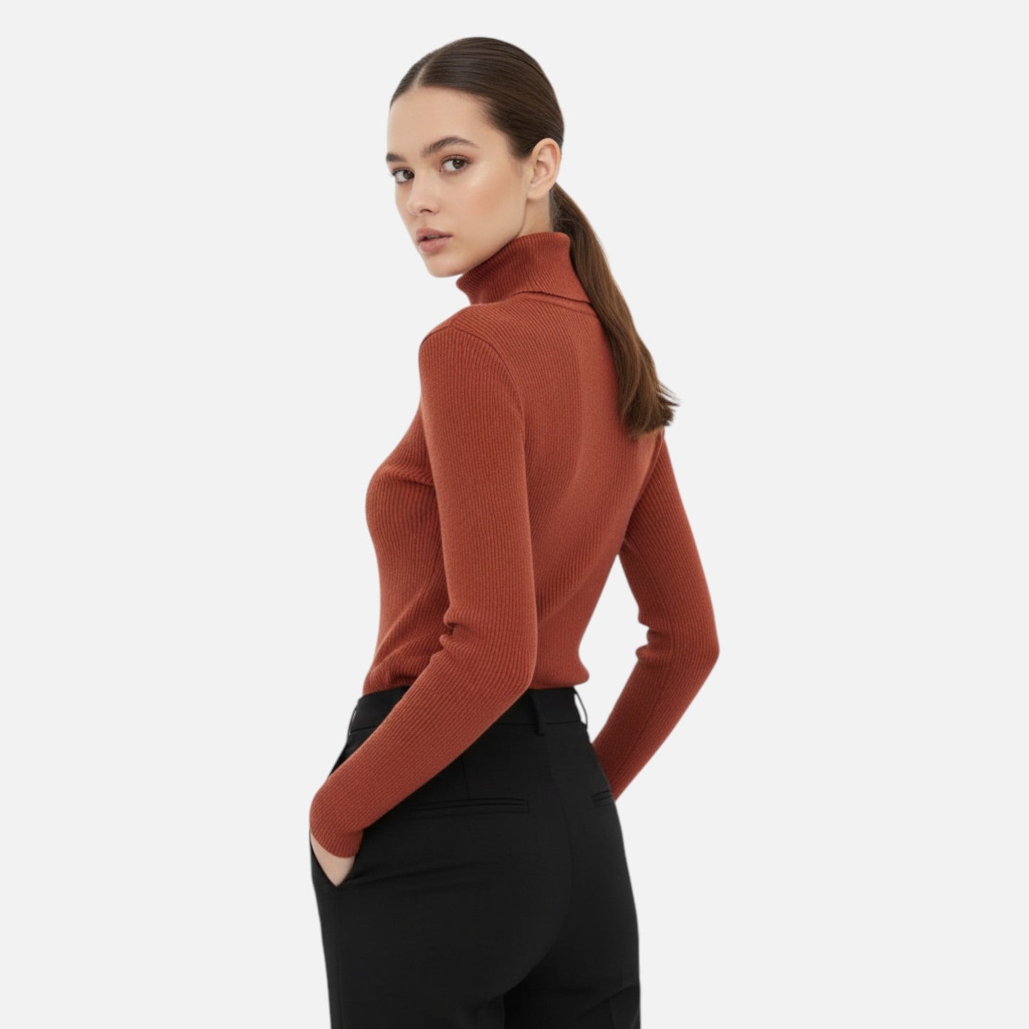Ancient World | Soft Turtleneck Sweater Woman