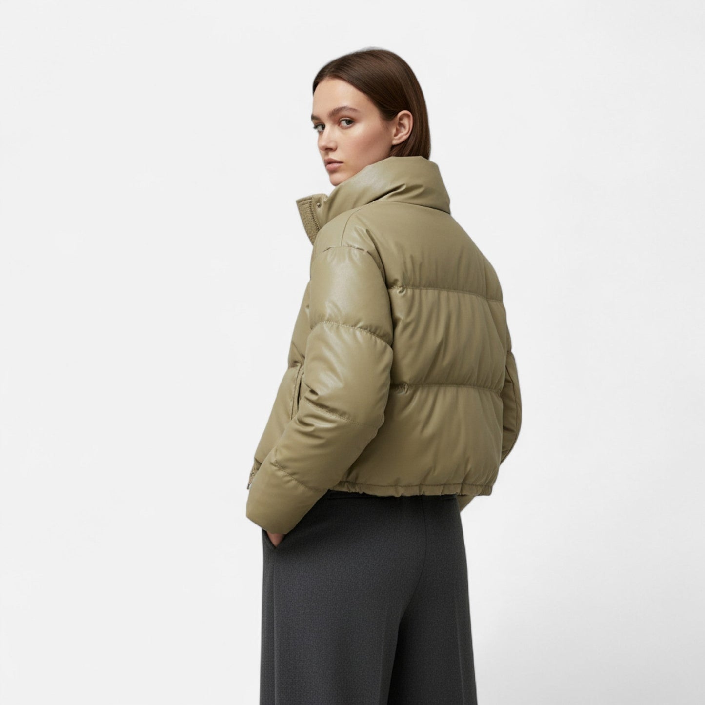 Ancient World | Women's Short Quilted Down Jacket