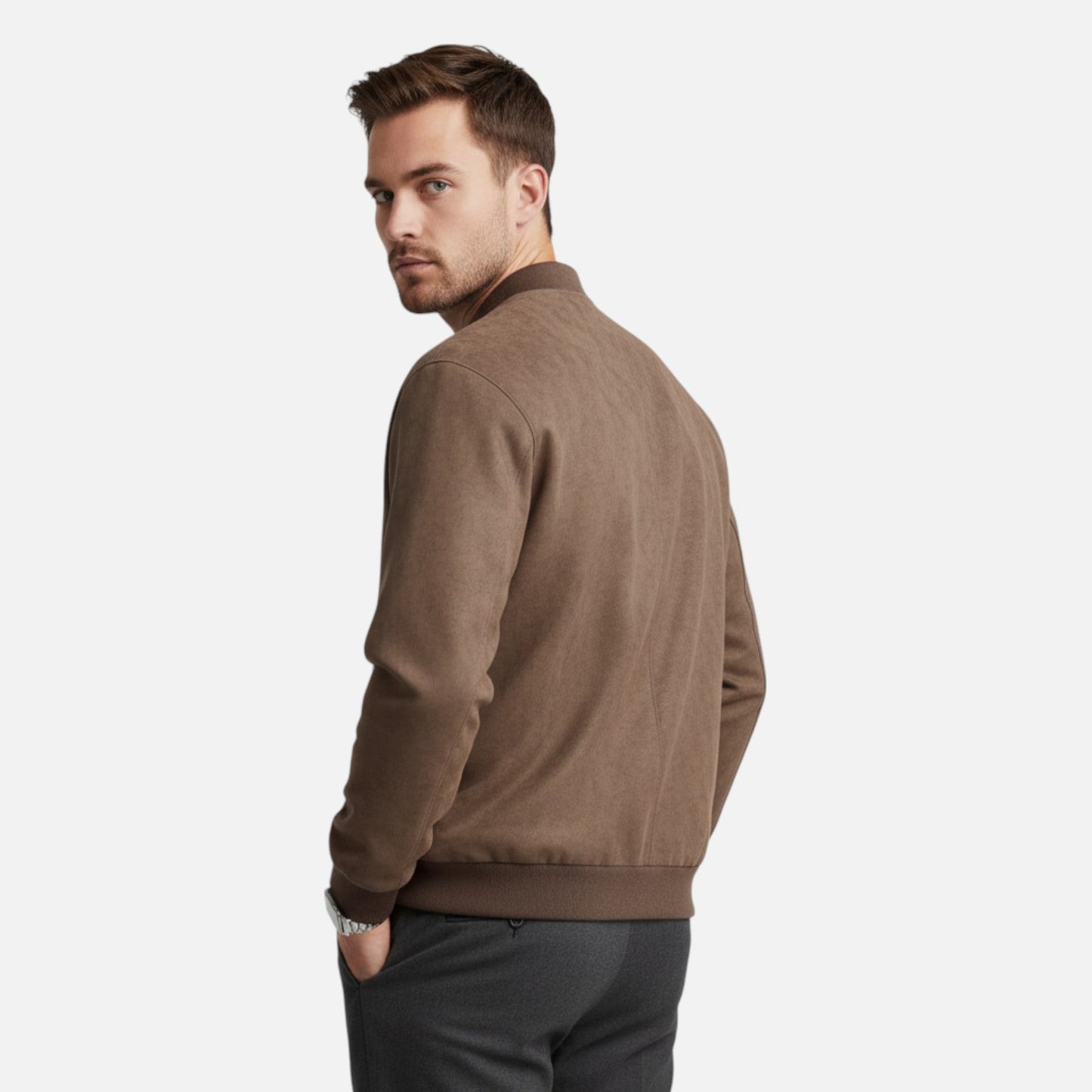Imperé Line | Luxusní semišová bomber bunda