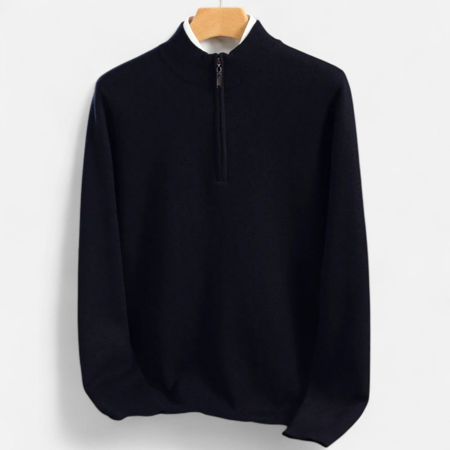 Imperé Line | Poloviční zip Merino svetr