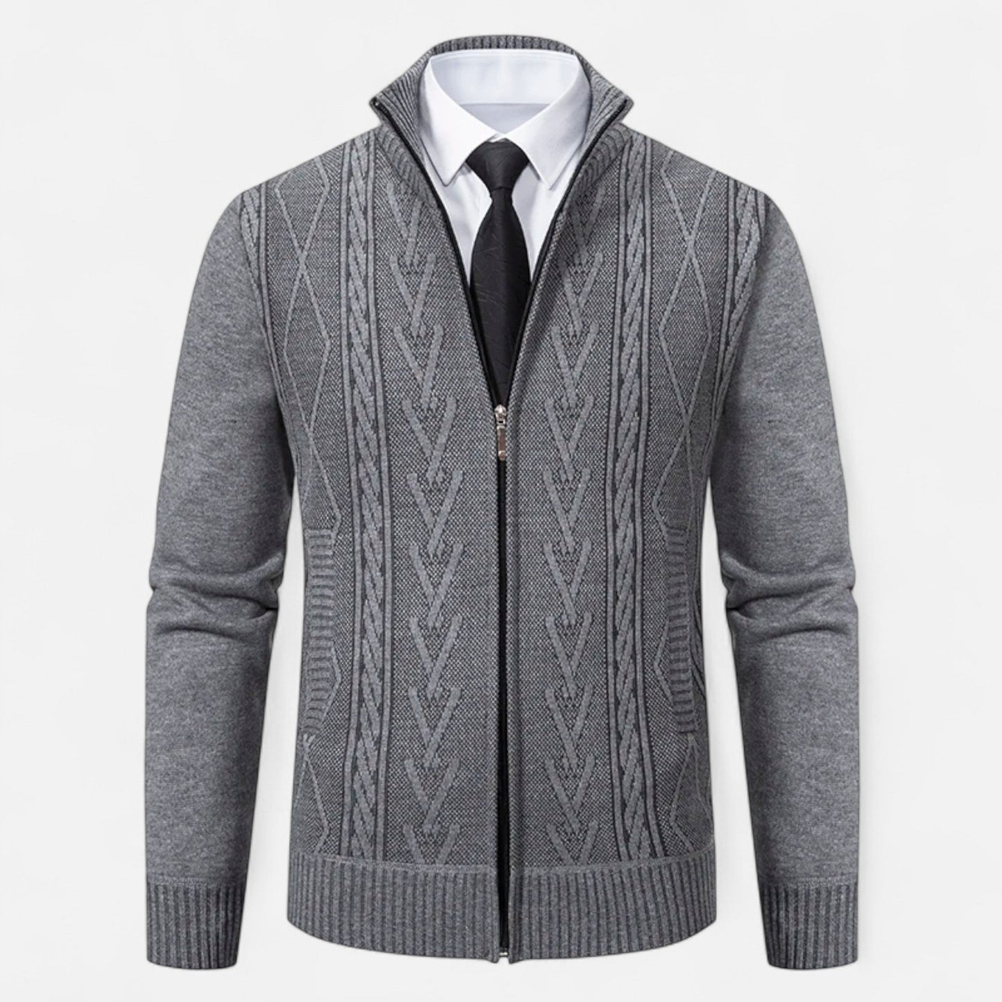 Imperé Line | Men's Quilted Jacket Warm Knit