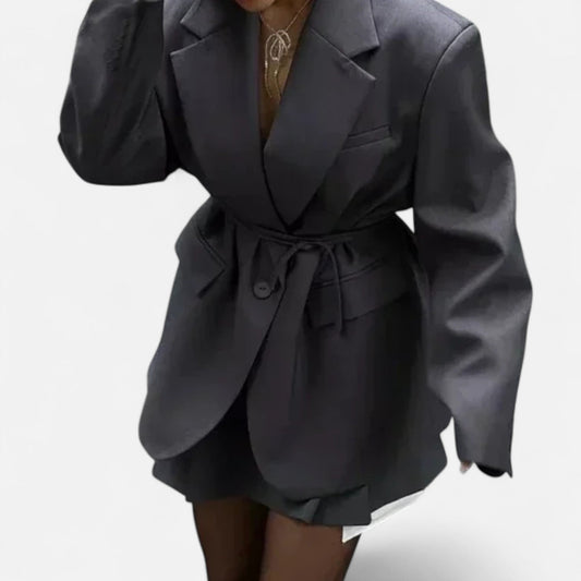 Ancient World | Women's Belted Blazer Loose Fit