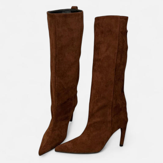 Imperé Line | Women's Long Pointed Boots Stiletto Heel