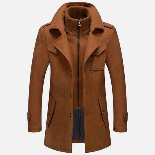 Imperé Line | Pánský kabát s dvojitým límcem