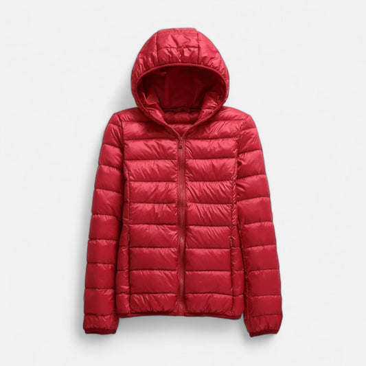 Ancient World | Elegant Women's Lightweight Hooded Down Jacket