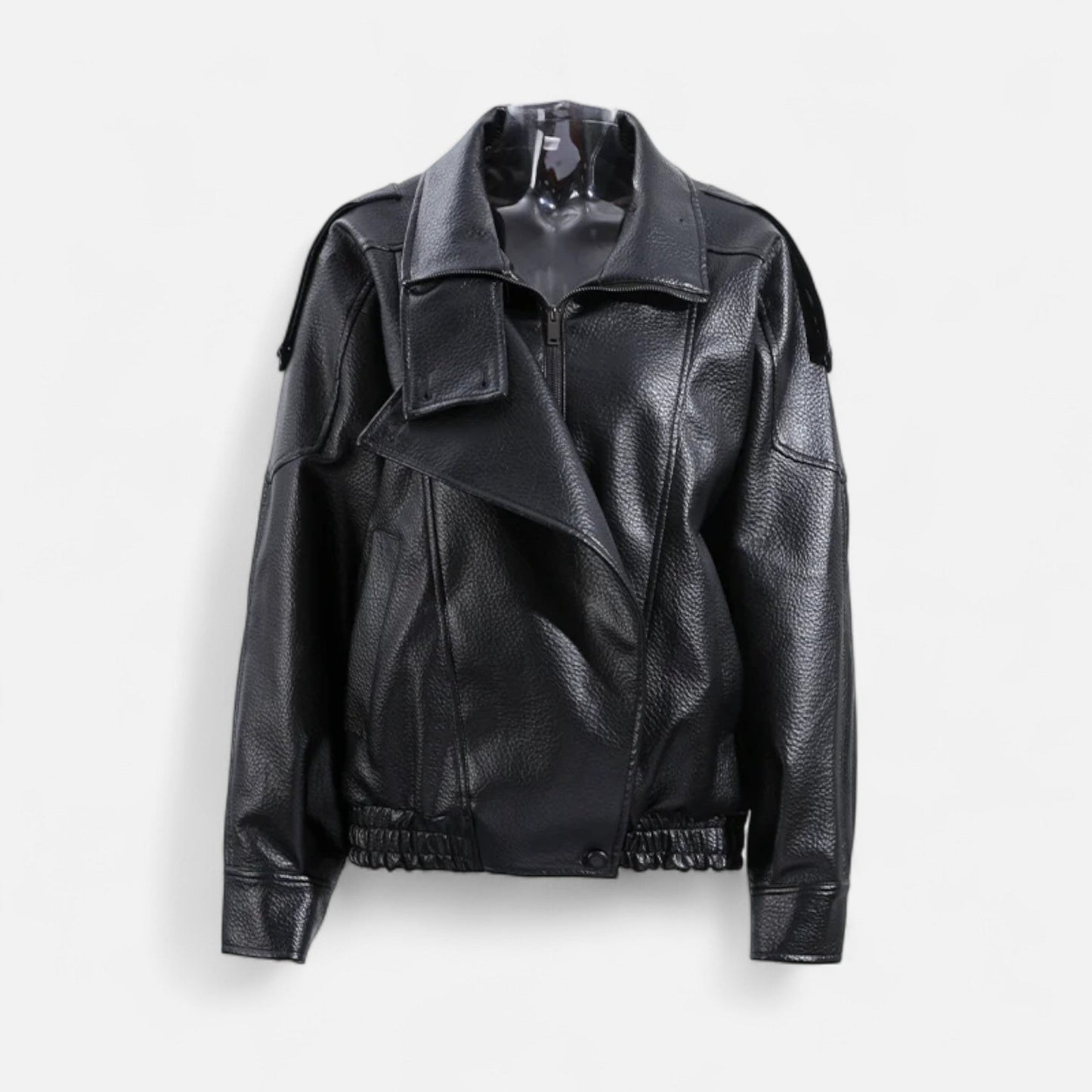 Imperé Line | Kožená bomber bunda s páskem