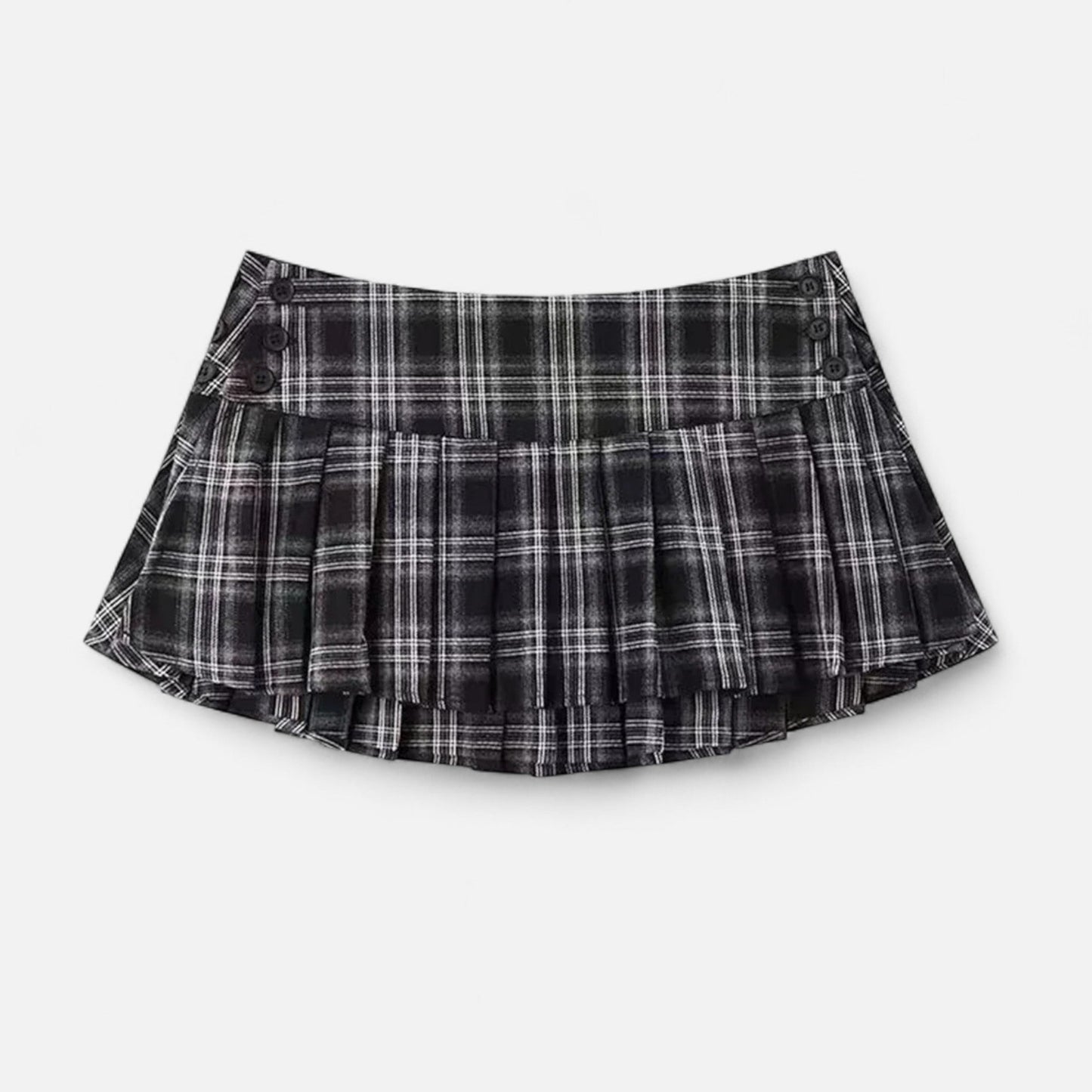 Imperé Line | Mini skládaná kostkovaná sukně