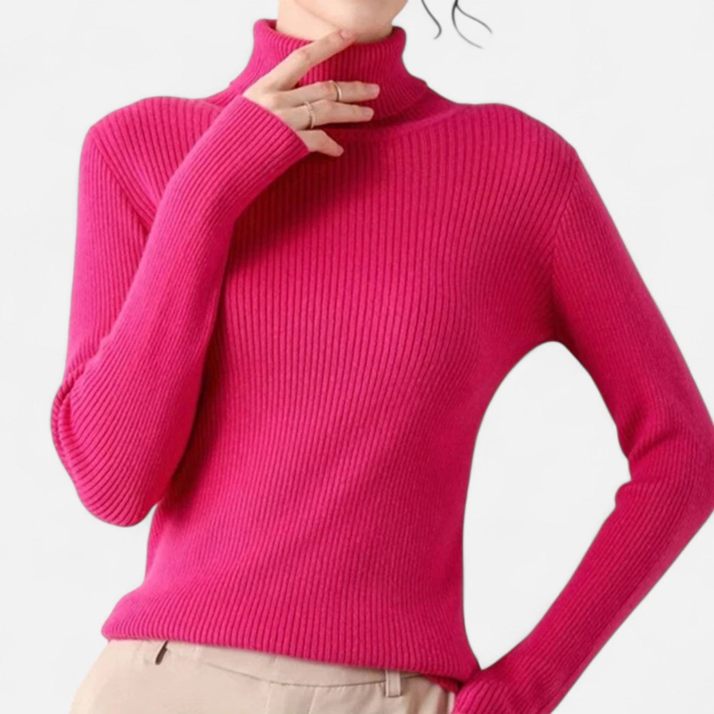 Ancient World | Soft Turtleneck Sweater Woman