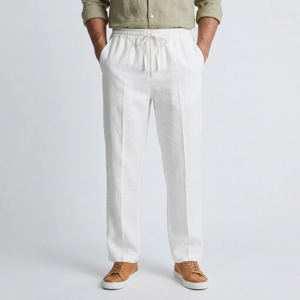 Damien - Fluid Linen Pants