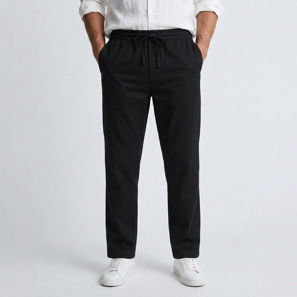 Bastien - Fluid Linen Pants