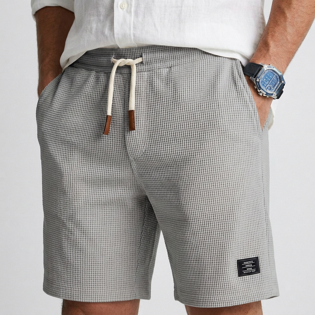 Timothée - Casual Short in Textured Knit