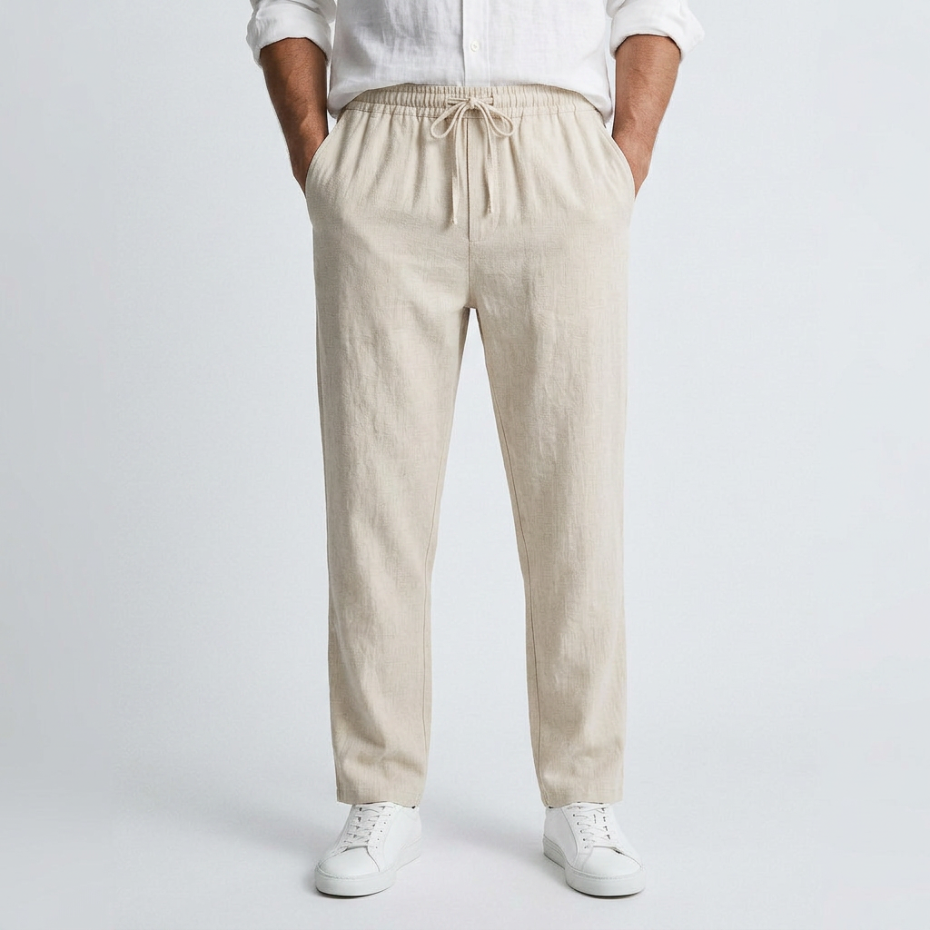Adrien - Fluid Linen Pants